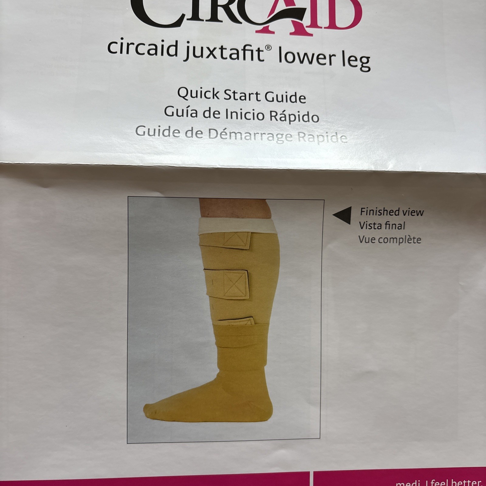 Juxtafit Premium Lower Leg Compression System Medium FC Short 23604117 NEW