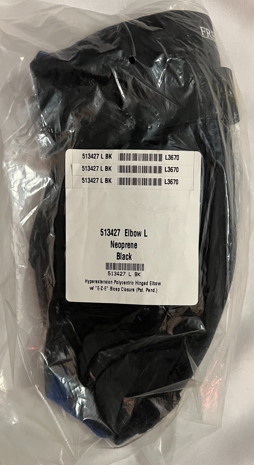 Freedom Elbow Hyberextension Neoprene Support Size Large