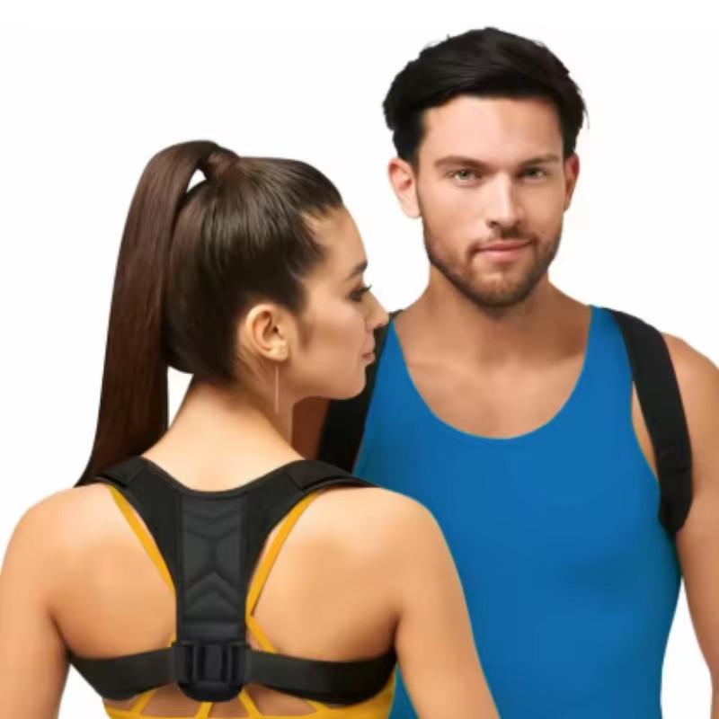 Adjustable Back Posture Corrector Shoulder Lumbar Support Spine Brace Belt