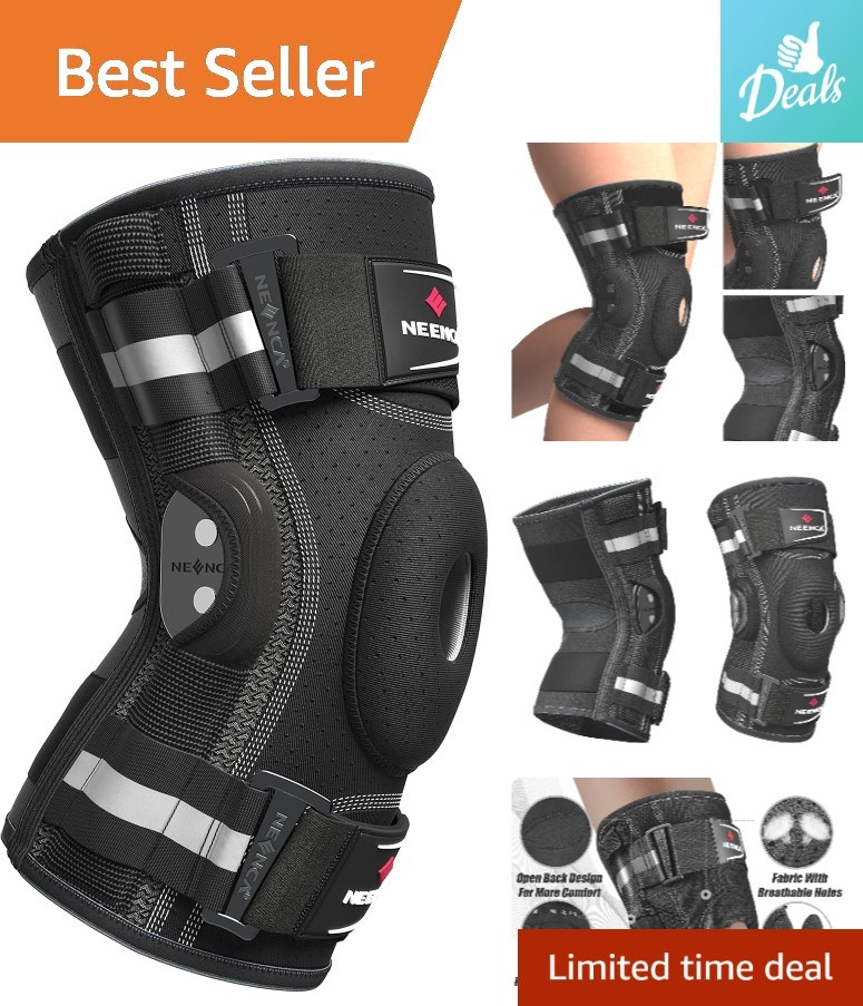 Professional Knee Brace – Adjustable Support for Instant Pain Relief & Stability