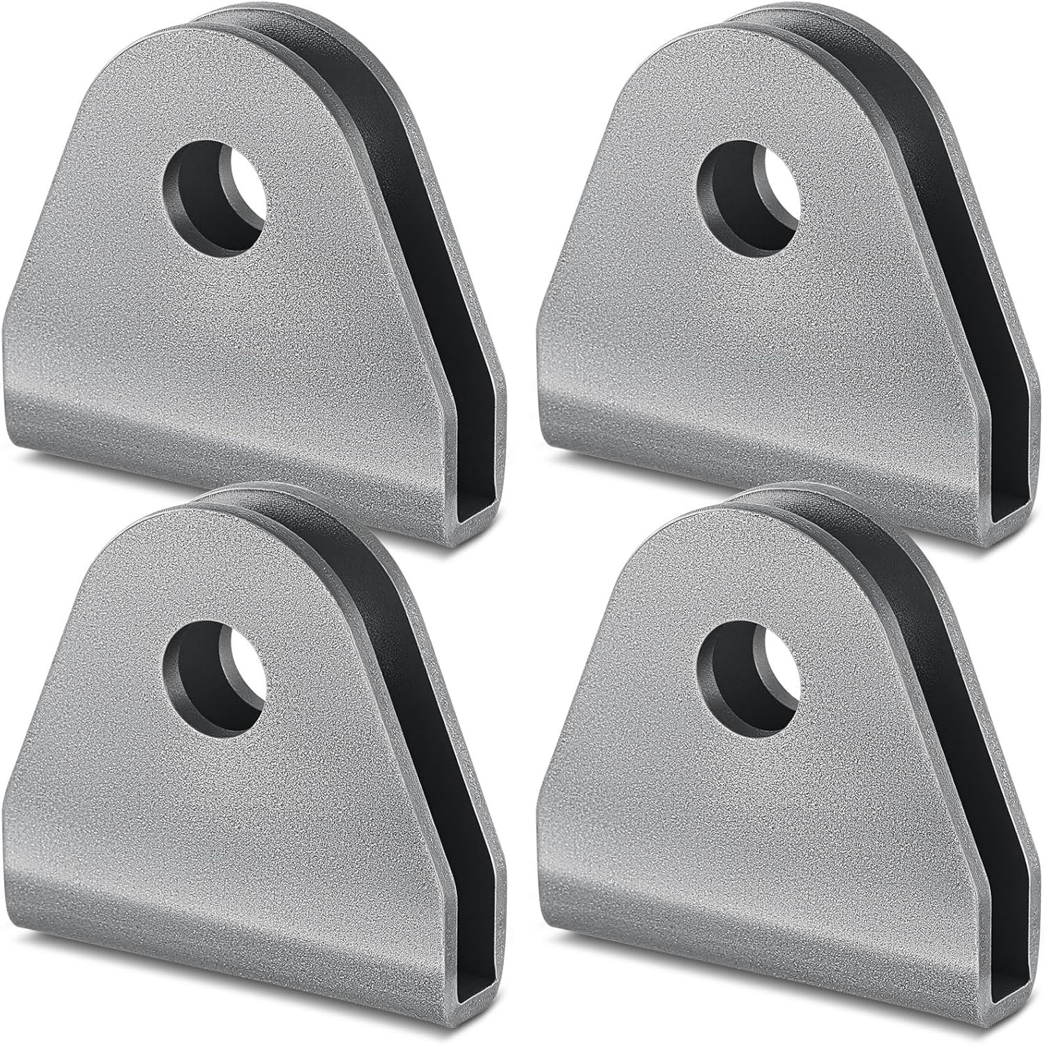 4 Pack Double Shear Tabs Seat Belt Tab Double Shear Limit Strap Weld on Tabs 1/2