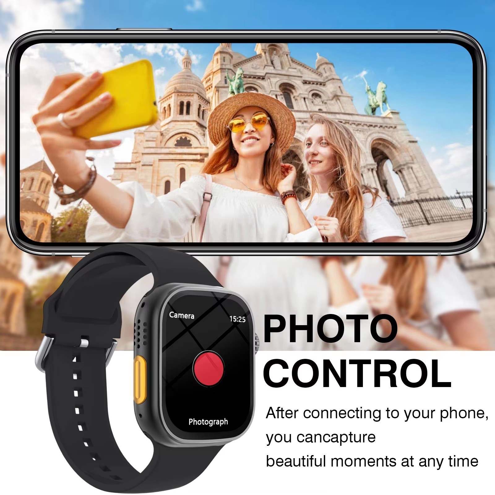 Reloj Inteligente de Mujer Hombre para Iphone Apple Samsung Android y Bluetooth