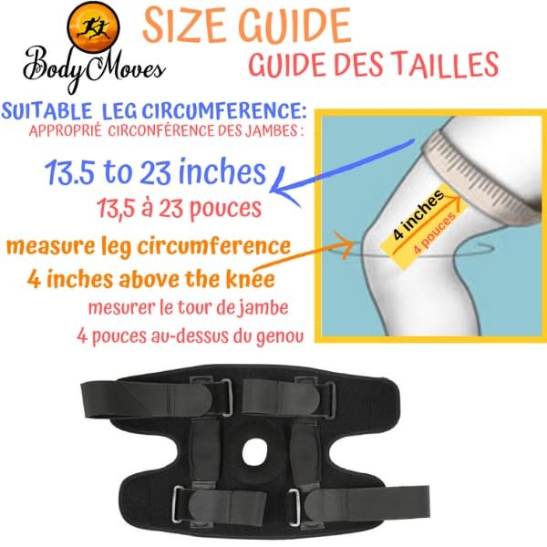 BodyMoves Kid’s Hinged Knee Brace with Ice Pack Sporty Black