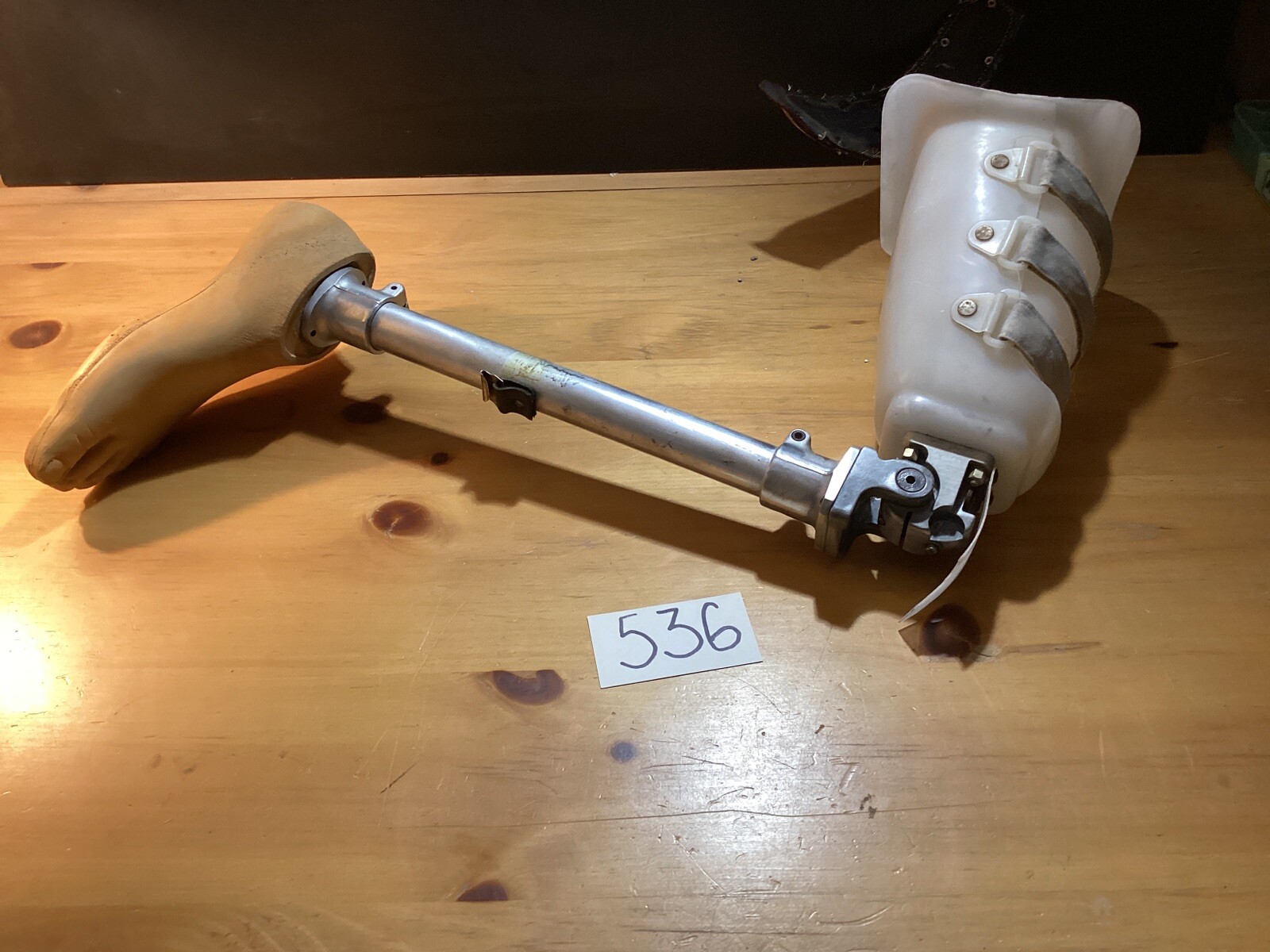 Rare Artificial Prosthetic Peg Leg Left Foot See Pictures For Condition / Size