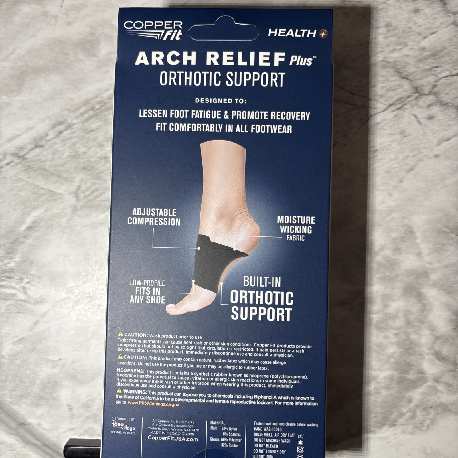 Copper Fit Arch Relief Compression Bands NIB