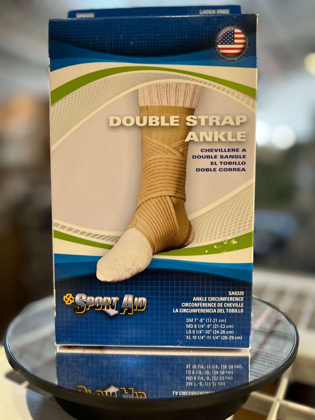 Sportaid Double Strap Ankle Large (9.25-10″ Ankle Circ.)
