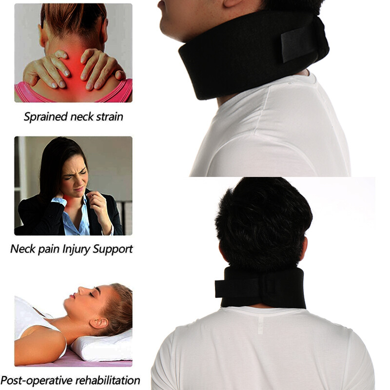 Adjustable Foam Neck Brace Cervical Collar Traction Support Brace Pain Relief US