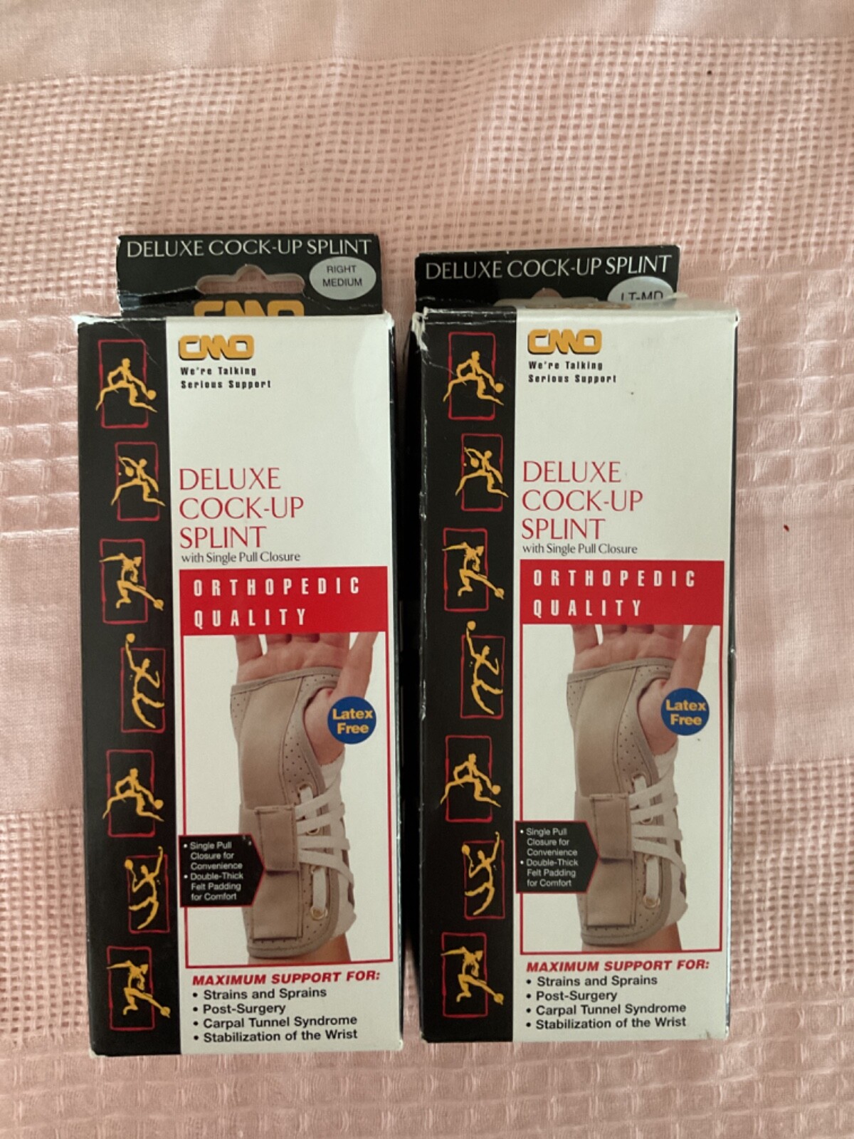 CMO Professional Cock-Up Wrist Splint right and left medium/H2