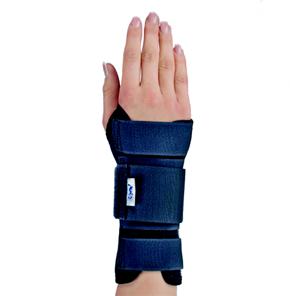 FGP Wrist Brace Orthopedic Wristband Fence D.T3-02 H 19cm Left Black
