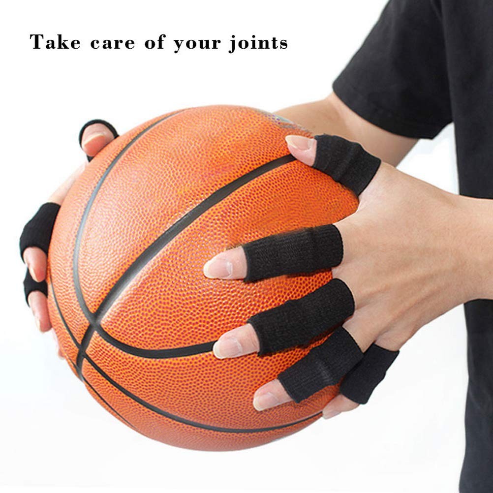 20 Pcs Elastic Thumb Finger Sleeves Protectors for Relieving Pain Arthritis