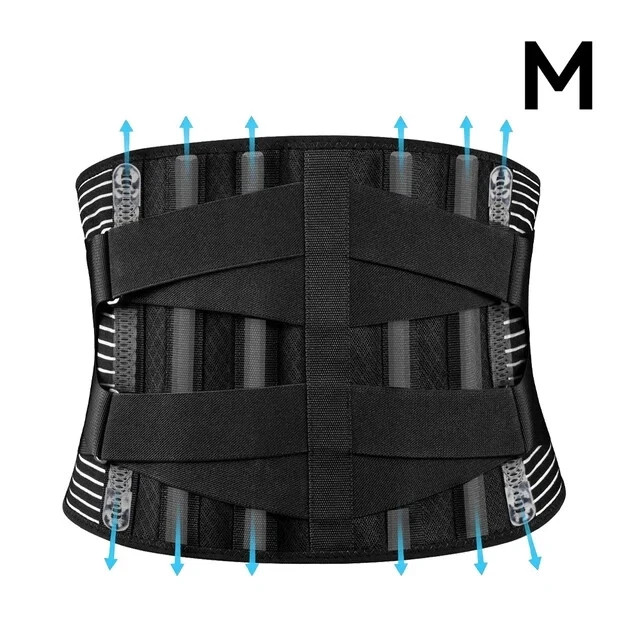 Adjustable Lower Back Brace Lumbar Support Waist Belt Men Women Pain Relief NEW