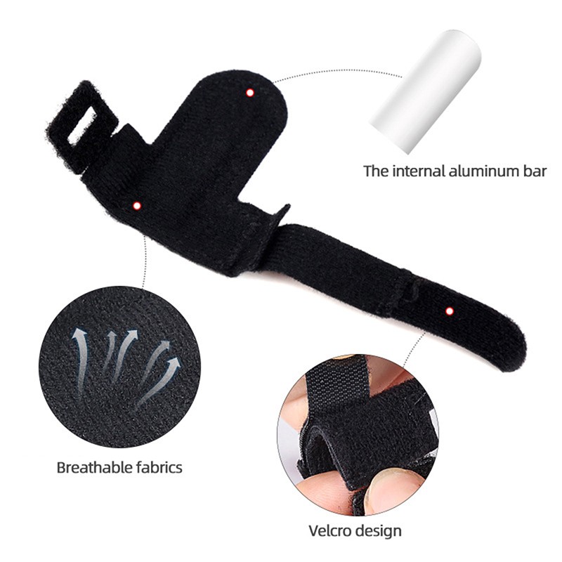Finger Splint Support Brace Pain Relief Trigger Fixing Straightener Corre“iy