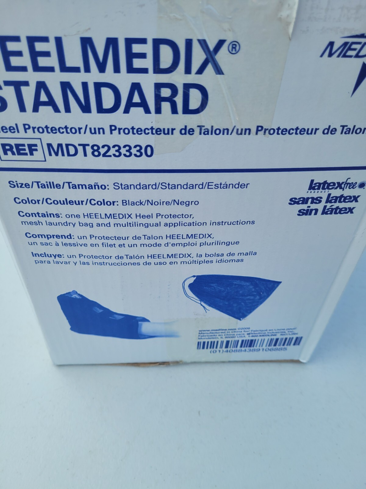 NEW Medline MDT823330 HEELMEDIX Heel Protector With Bag and Manual Standard Size