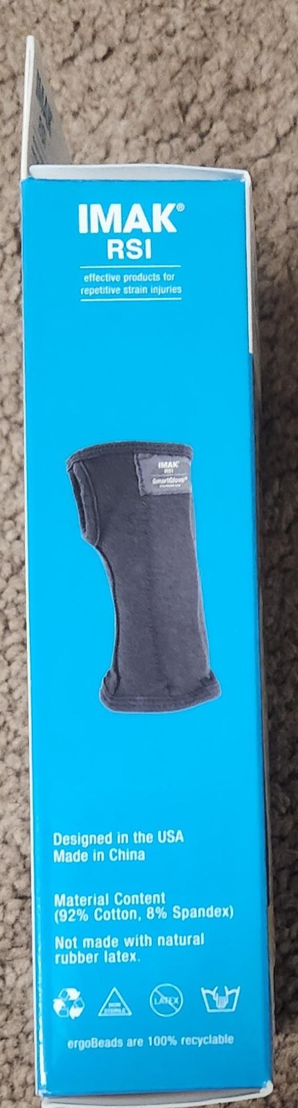 IMAK SmartGlove Flexible Wrist Support Splint-Reversible-Large-A20127