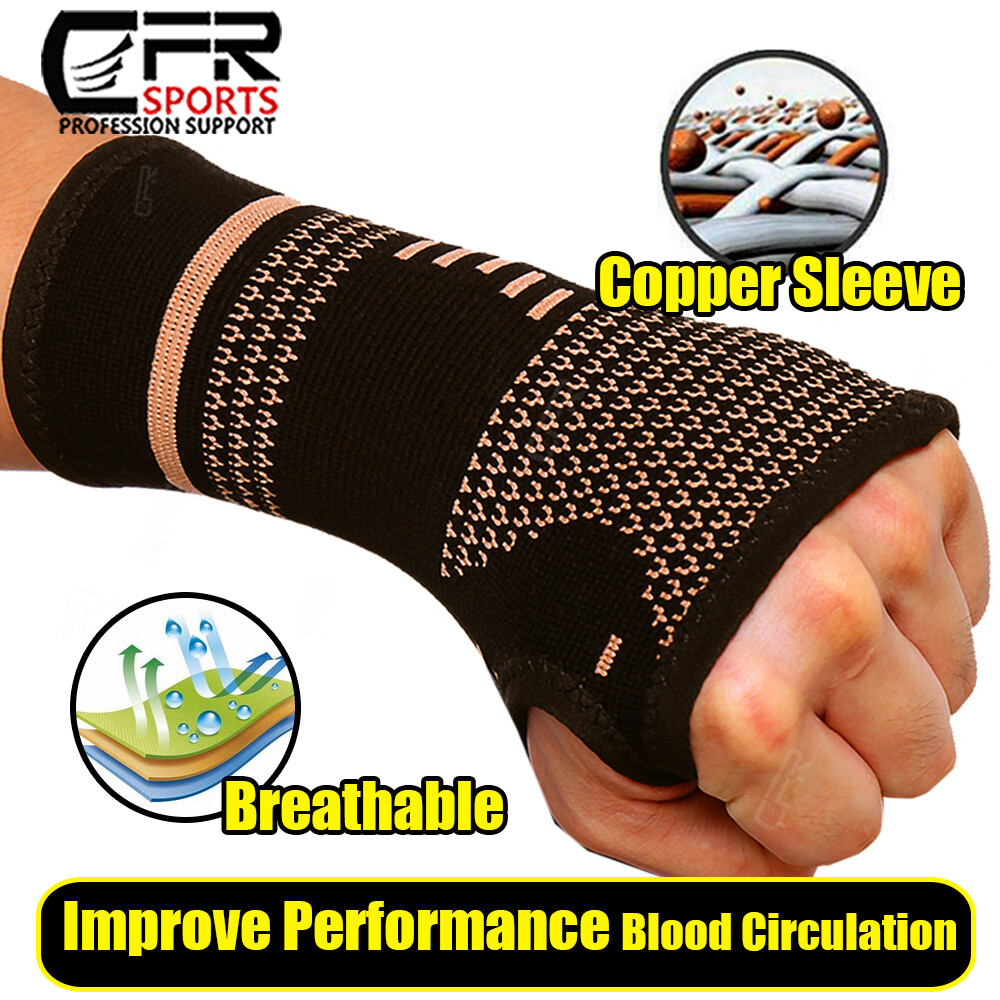 Copper Arthritis Compression Gloves Hand Wrist Support Joint Carpal Tunnel Pain