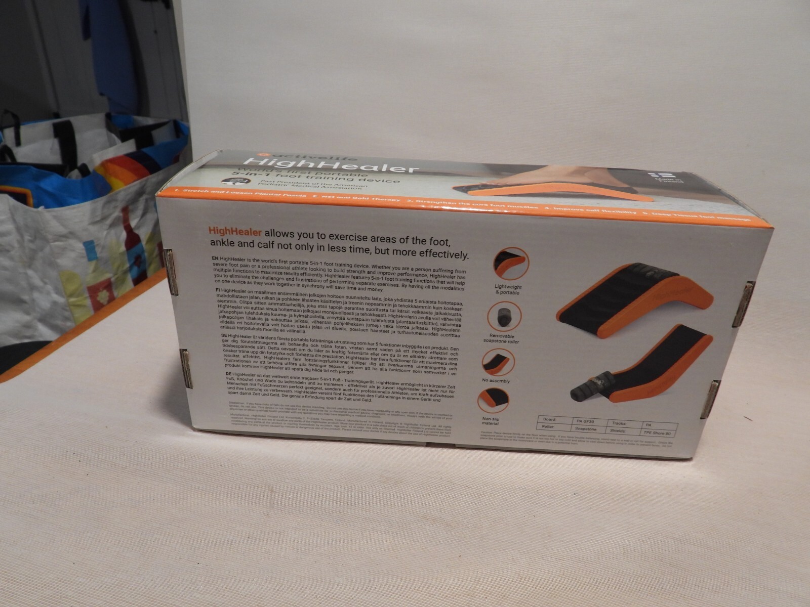 Activelife Highheaqler Foot care NIB 5 in 1 Foot Training Device Finland