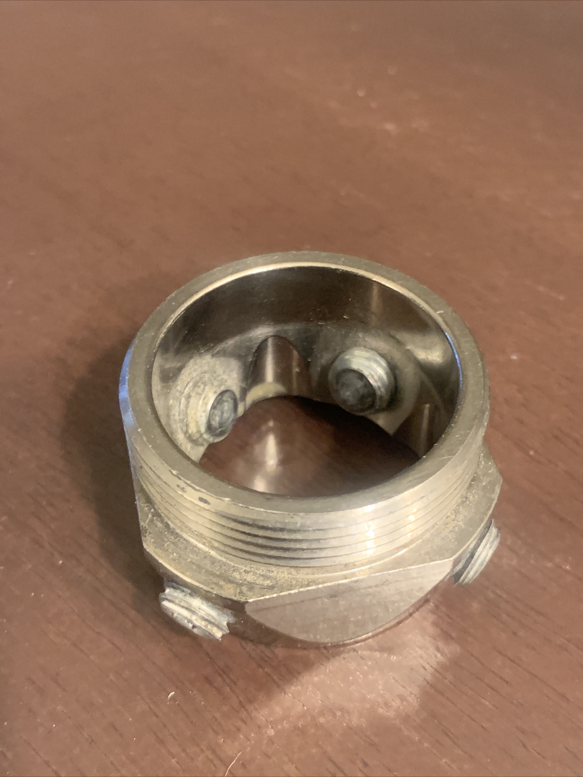 titanium female threaded receiver prosthetic part component adapter