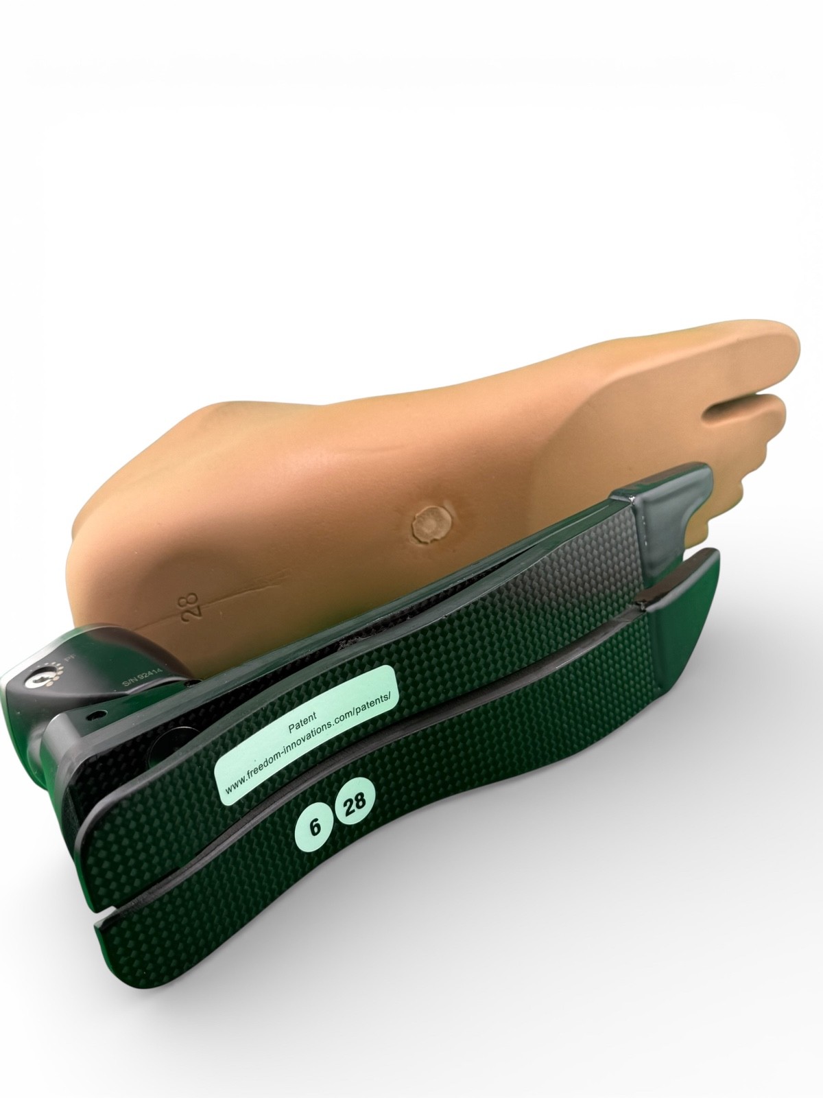 Kinterra Hydraulic Ankle Prosthetic Foot, Size 28 Category 6, right