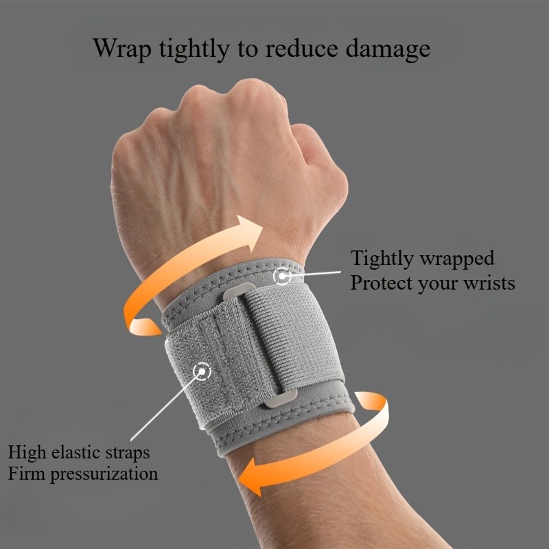 Athletic Wrist Protector for Workout, Fitness, Crossfit – Stabilizer Strap Pair