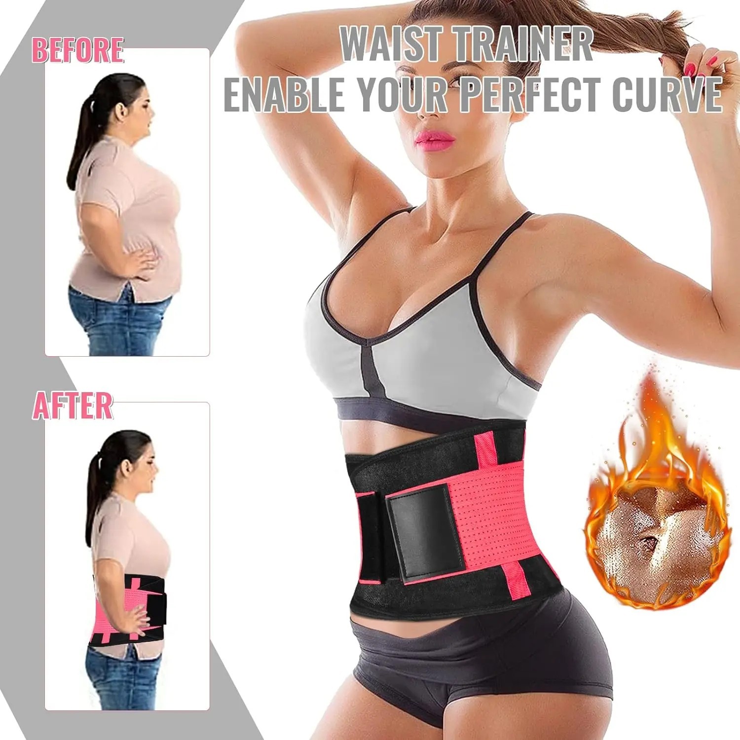 Adjustable Lower Back Brace Lumbar Support Waist Belt For Men Women Pain Relief
