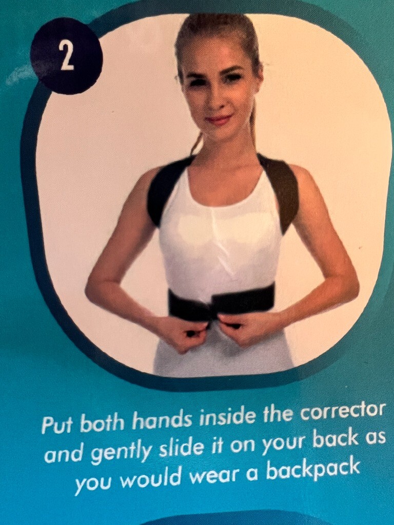 Adjustable for Improved Posture Corrector Upper Back Support Brace Size Small