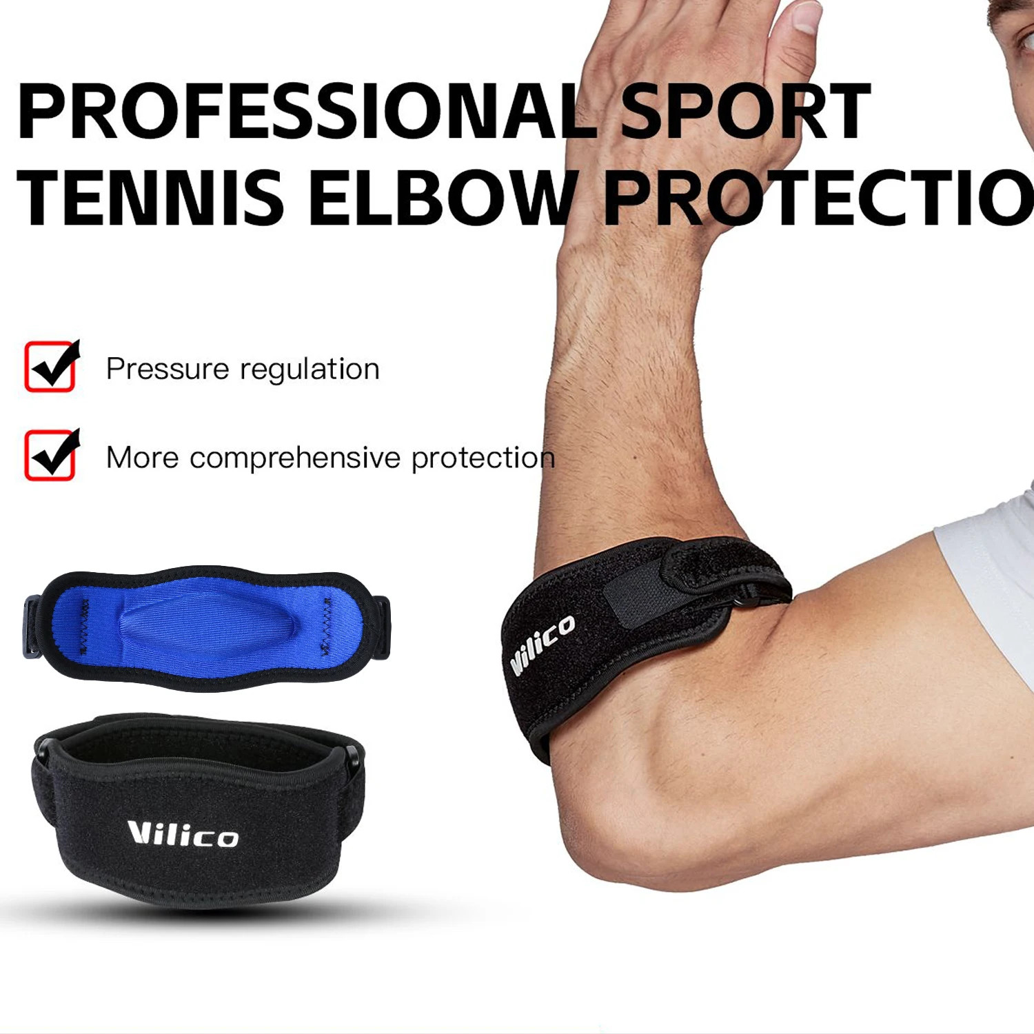 1 PCS Elbow Protection Strap Elbow Soft Cushion Support Strap Knee Support Baske