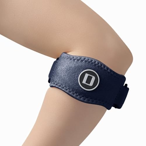 Tennis Elbow Brace for Women & Men, Adjustable Golfer Elbow Pack of 1 Navy Blue