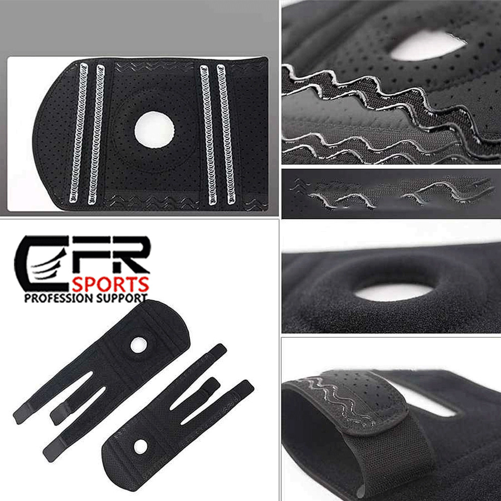 Knee Brace with Side Stabilizers & Patella Gel Pad for Maximum Knee Pain Support
