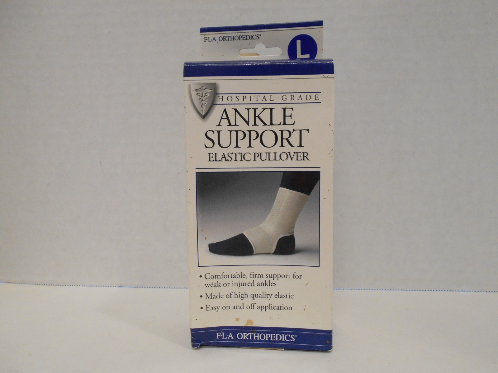 FLA ORTHOPEDICS Ankle Support Elastic Pullover -Size L – USA