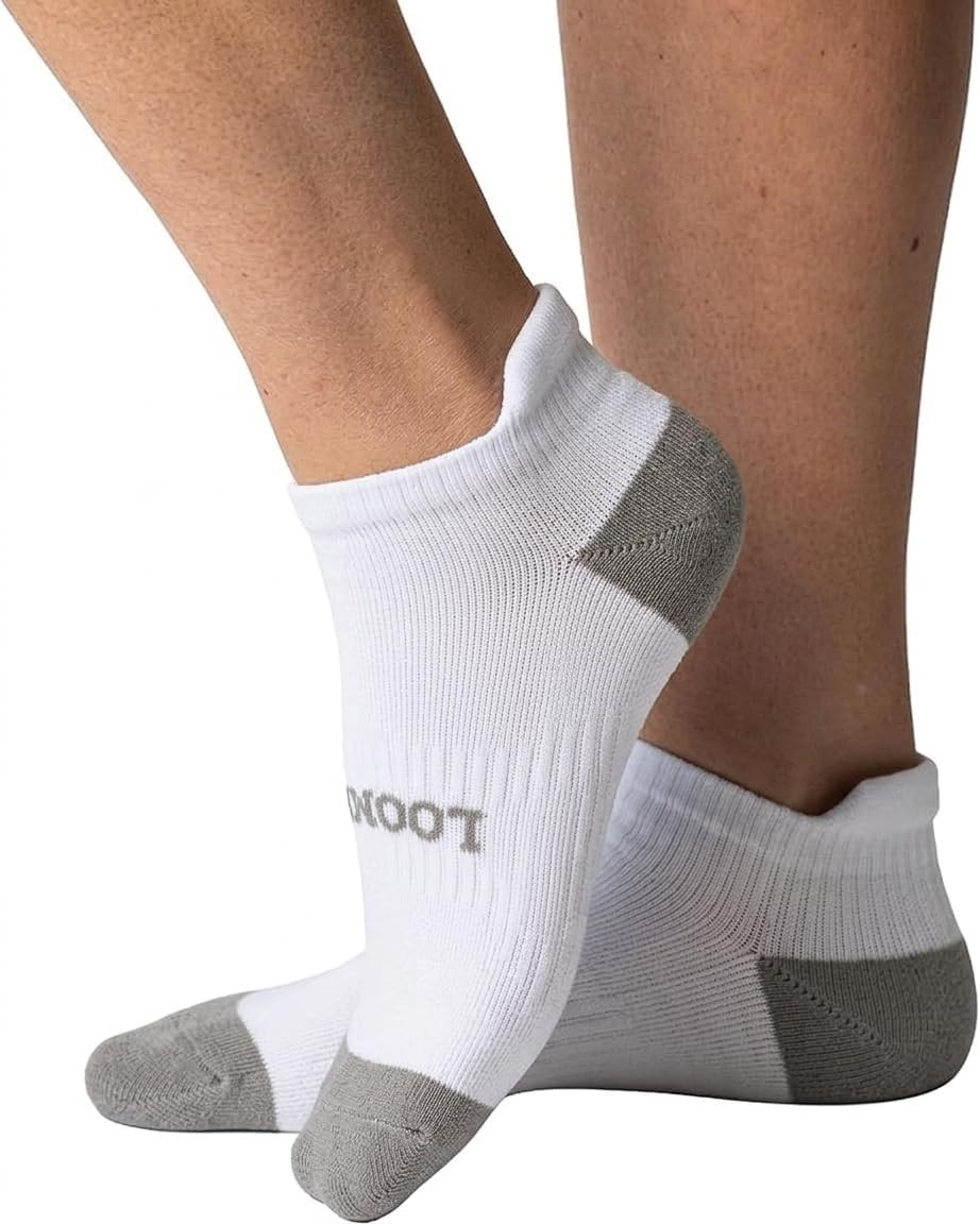 Compression Ankle Socks for Men & Women, Athletic Socks with Arch Support, Light