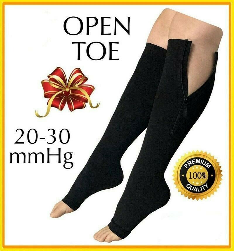 Copper Medical Compression Stockings 20-30mmHg Varicose Veins Surgical Socks
