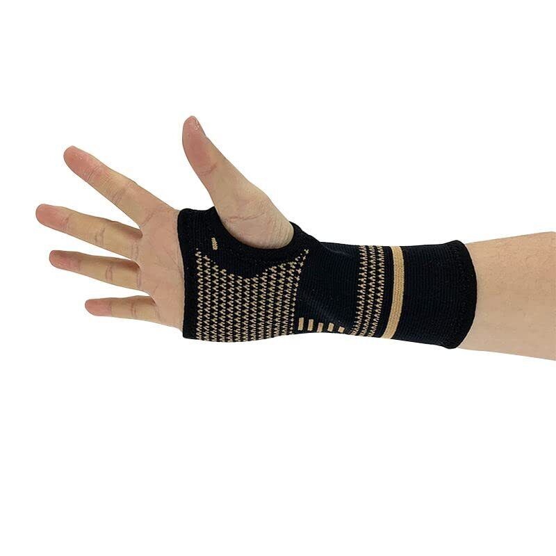 Copper Compression Wrist Support Arthritis Glove Joint Pain Relief Carpal Tunnel