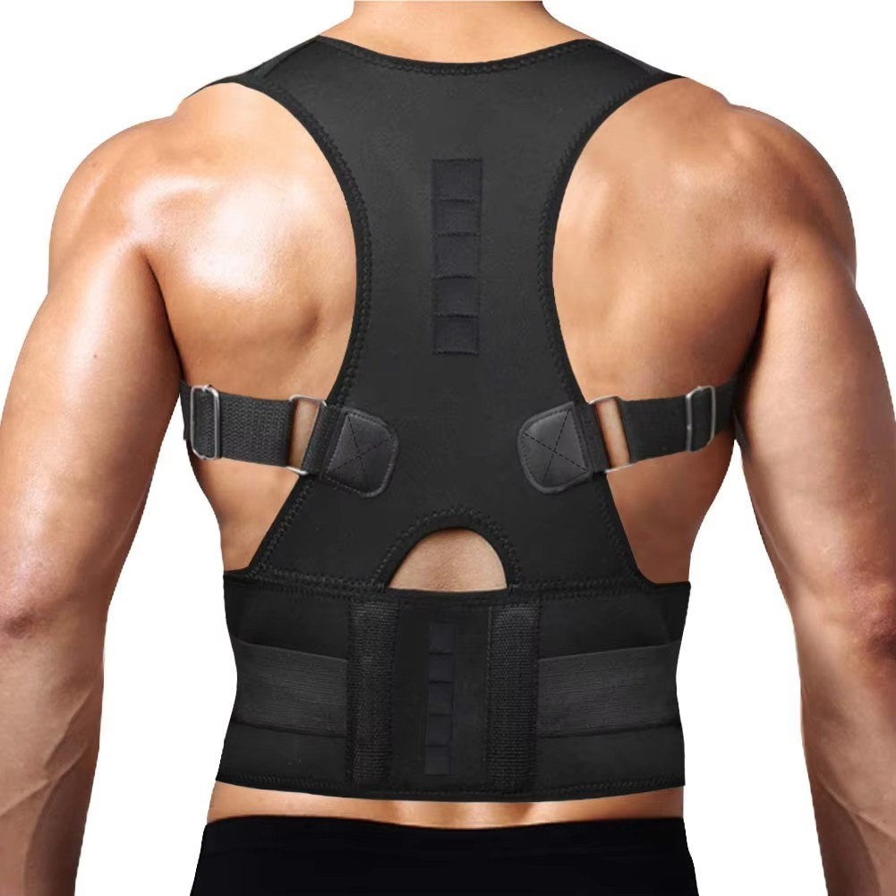 Back Brace Posture Corrector Magnetic Lumbar Back Support Belt Men-Women