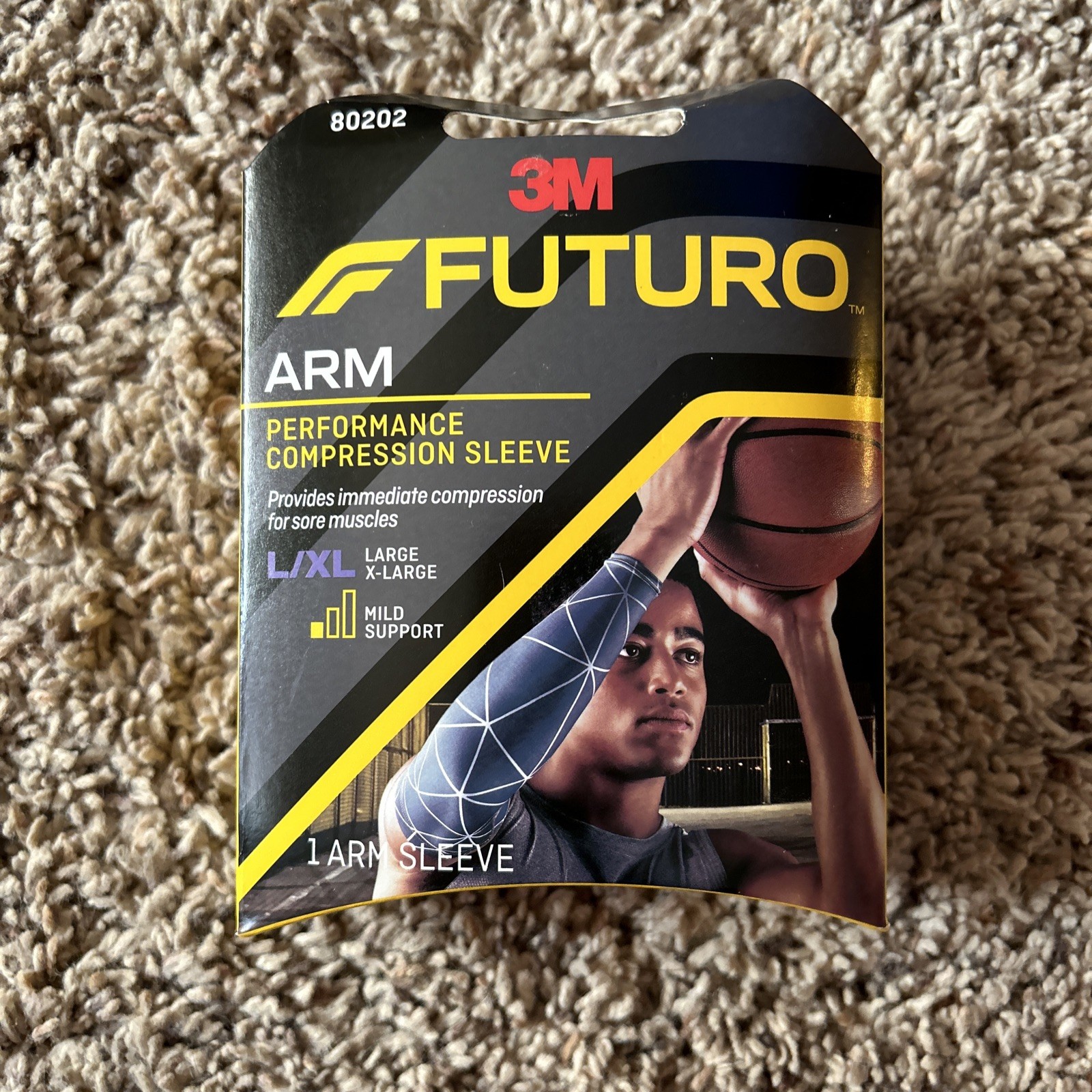 Futuro Sport Performance Compression Arm Sleeve, Large/X-Large