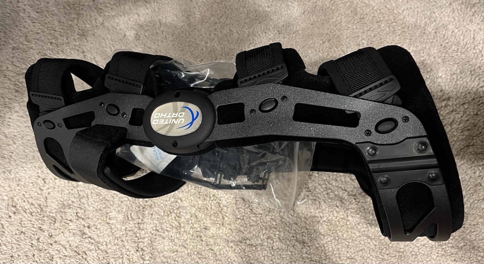 United Ortho 300652-07 NõVel ACL Functional KneeSupport Brace, Left Leg, Large
