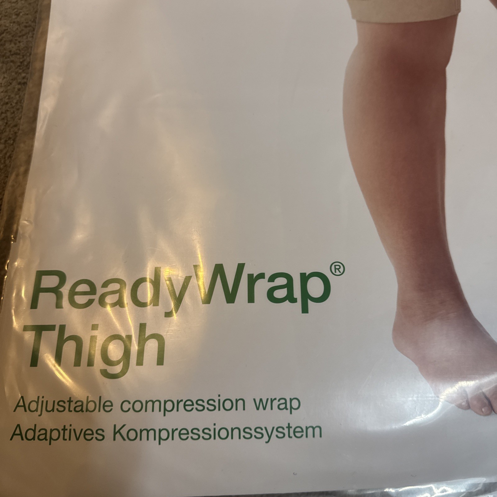 L&R ReadyWrap Beige Thigh Medium 30 cm Compression Wrap