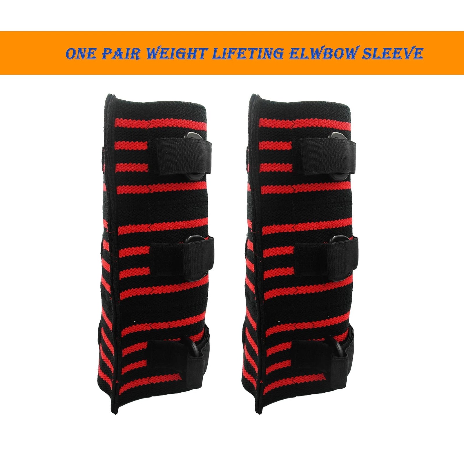 Elbow Sleeves Weight Lifting, Pair of Compression Elbow Brace Strong Powerlif…