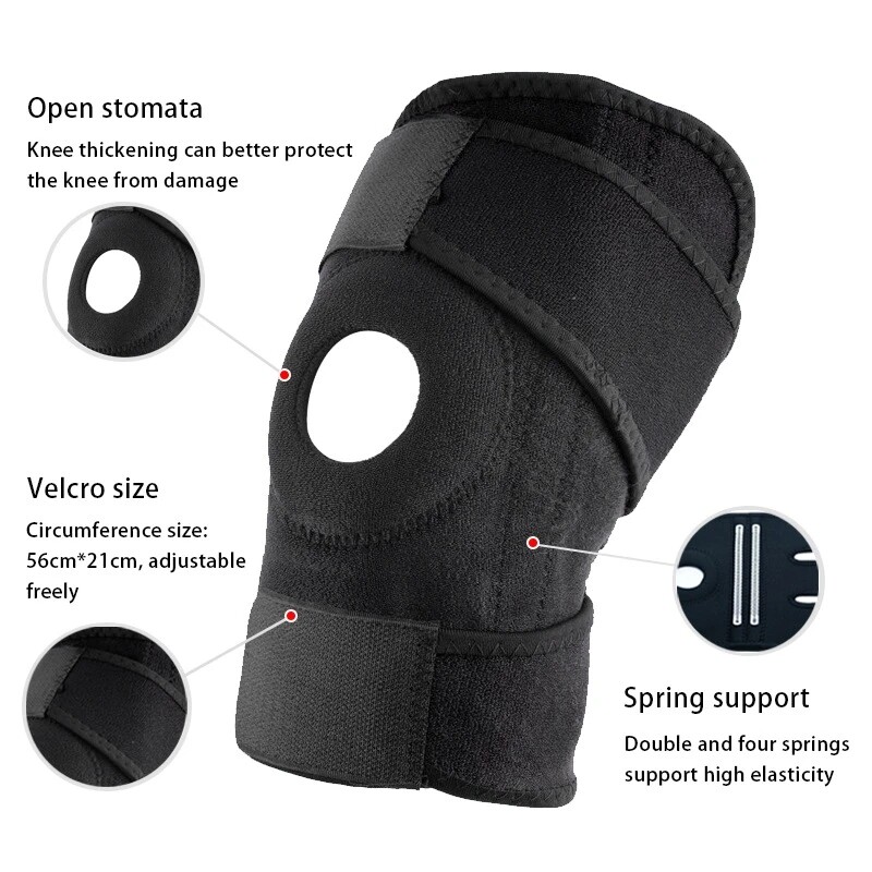 2PCS Orthopedic Brace Support Joint Pain Relif Protector Adjustable Kneepad US
