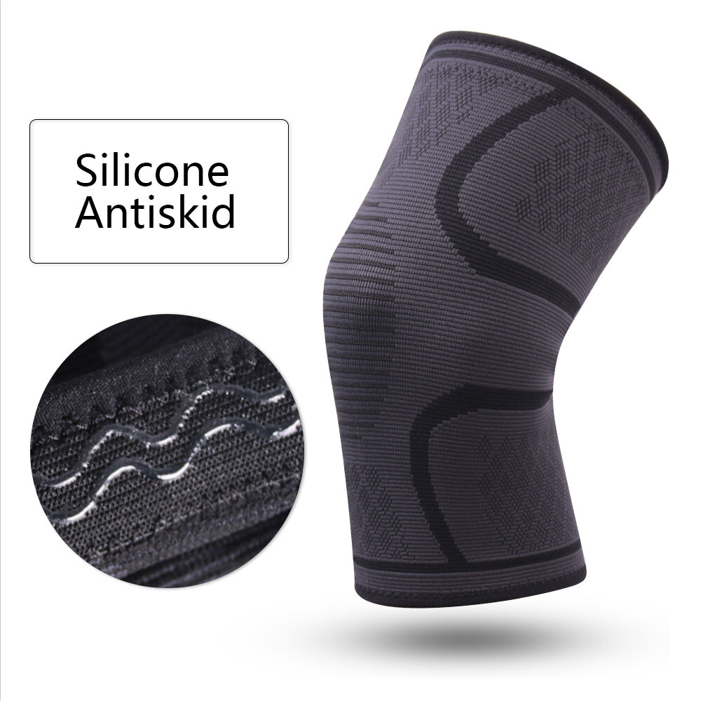 US Sports Compression Sleeves Knee Pads Elastic Knee Support Brace for Men Women