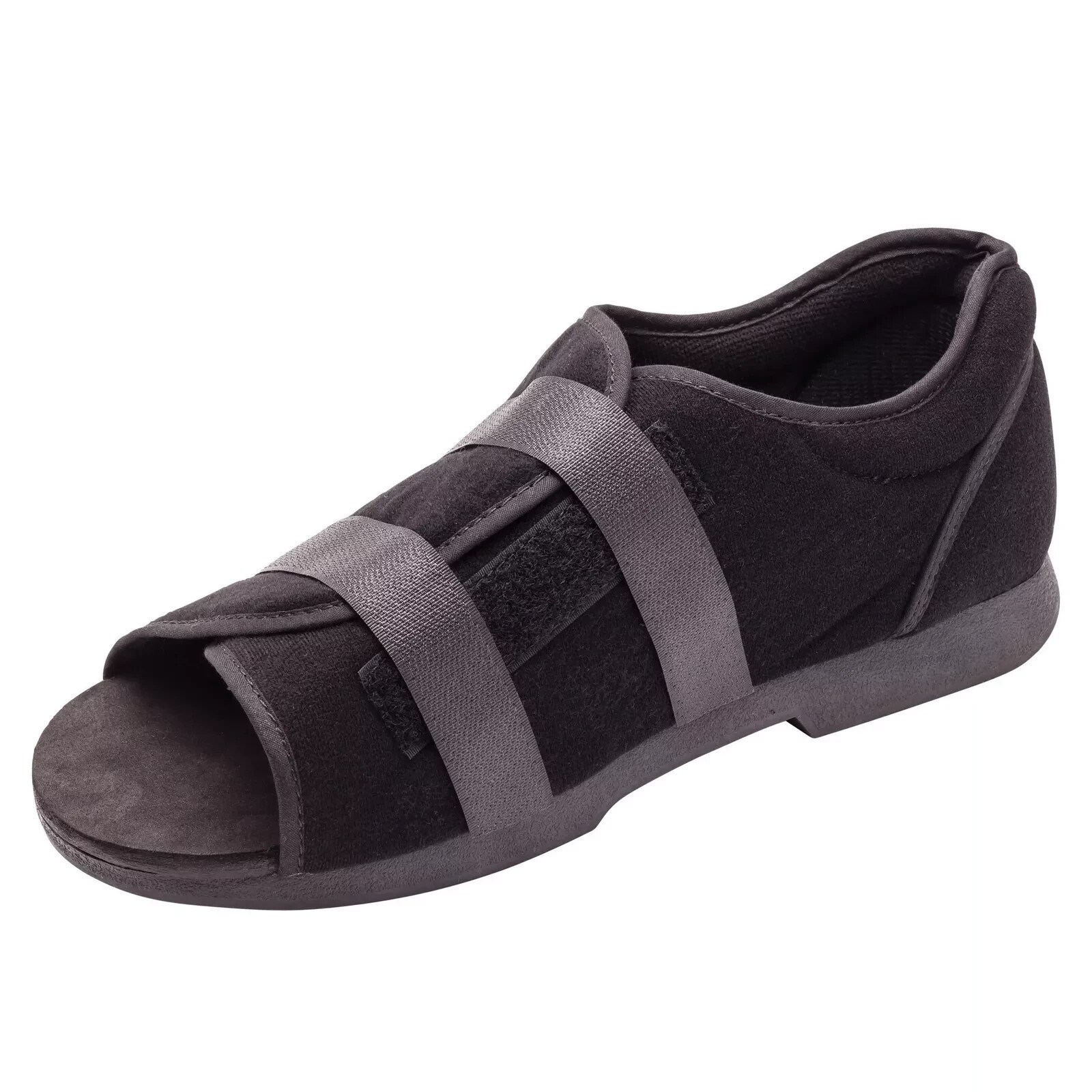 Ossur Black Soft Top Post-Op Shoe Medium Hook and Loop 18005