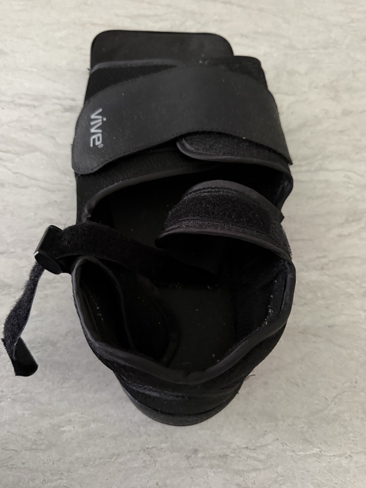 Vive Adjustable Post-Op Shoe Boot, Black Size Men’s 10