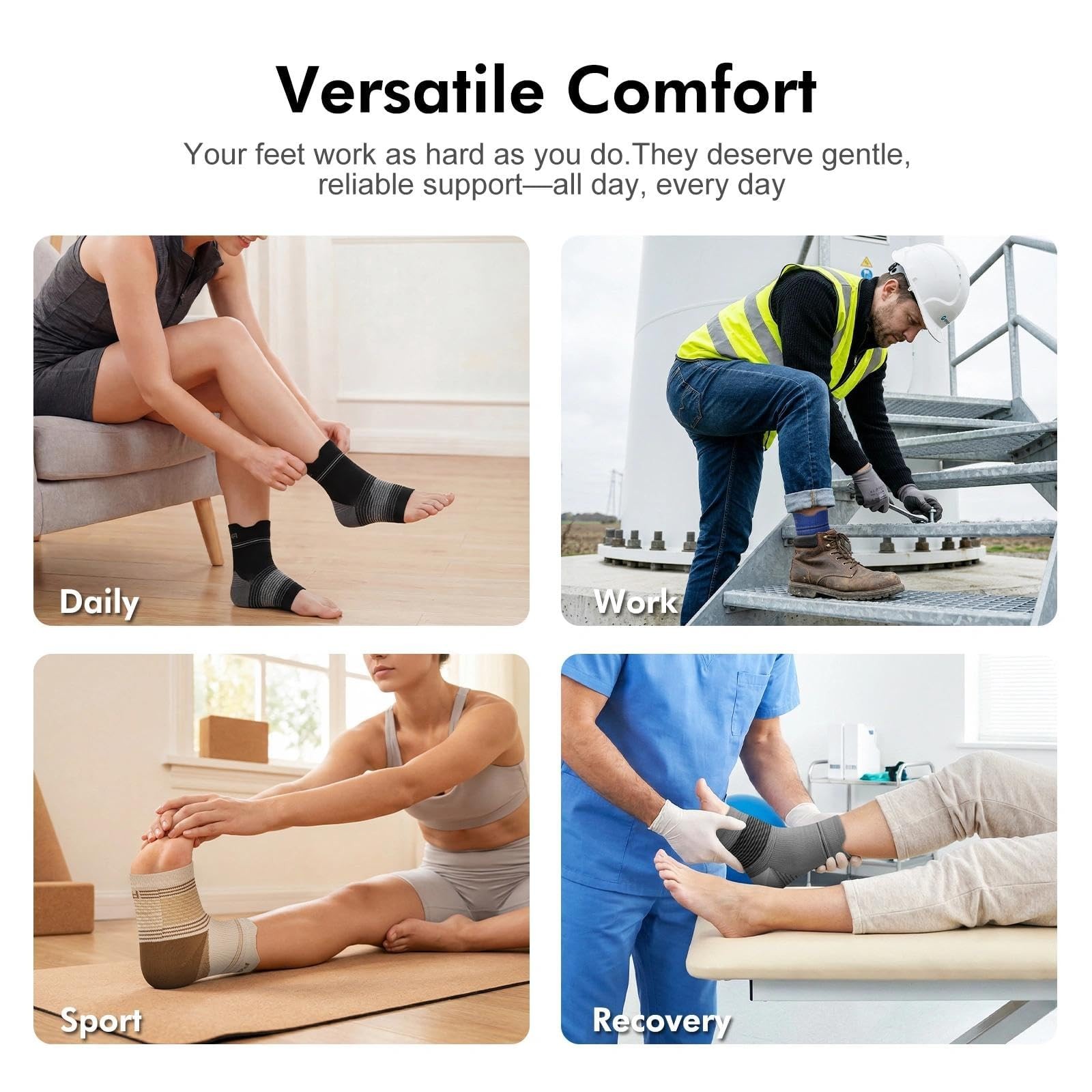 Plantar Fasciitis Compression Socks For Women Men Best Ankle Socks Foot Sleeves