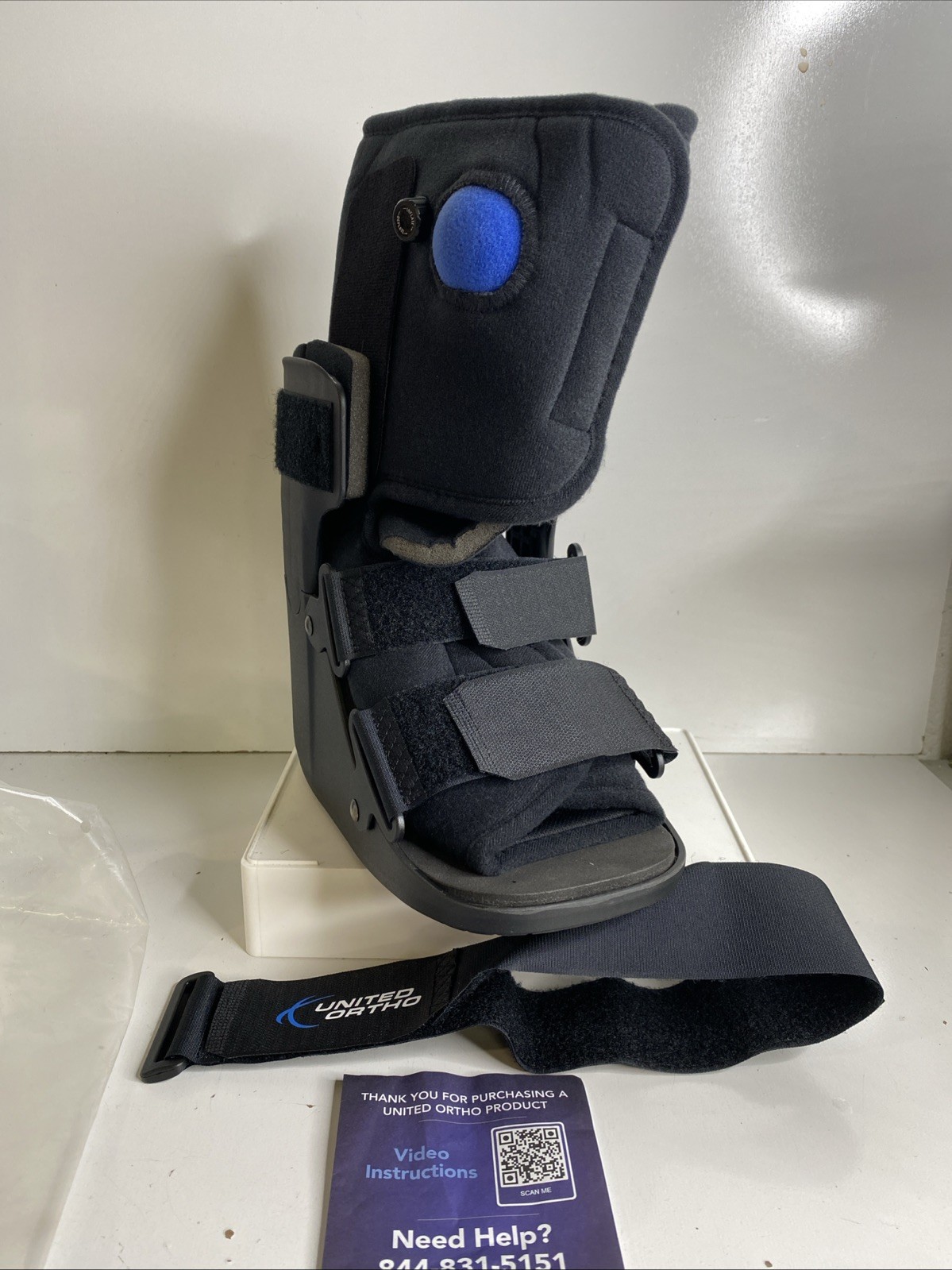 United Ortho Small Fracture Boot Brace Cam Walker Foot Ankle Orthopedic -OpenBox