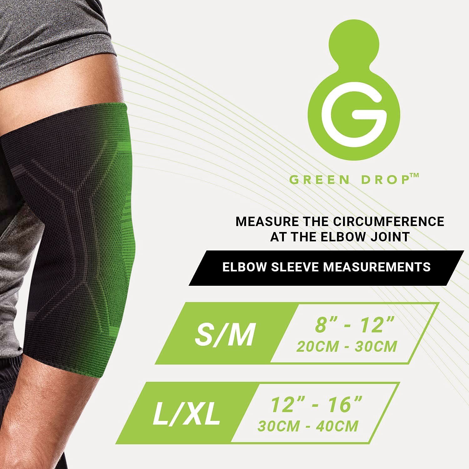 High-Performance Compression Elbow & Calf Sleeve, Brace for Tendonitis, Tenni…