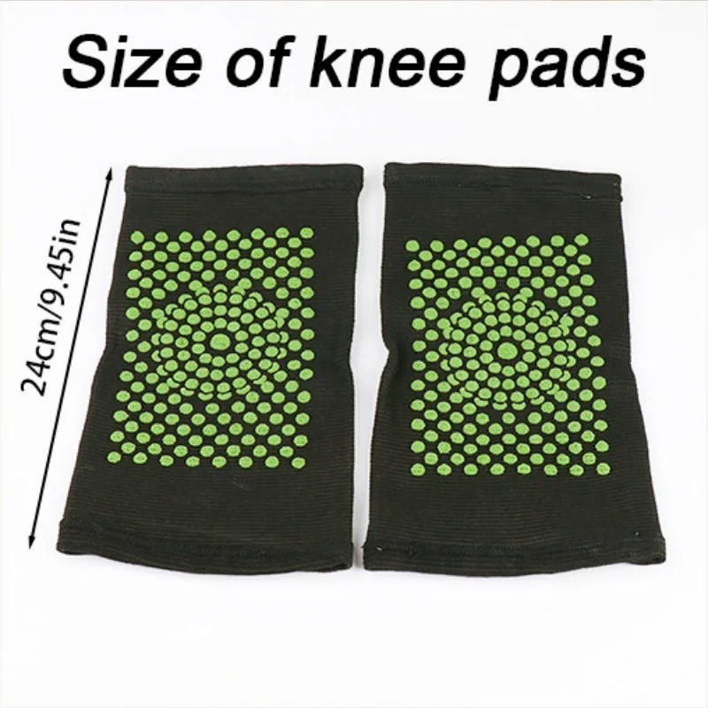 Heating Knee Brace Wormwood Pad Pain Relief Arthritis Joint Support Sleeve