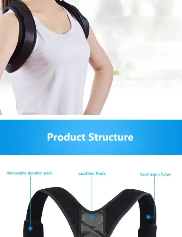 Back Posture Correction Belt Hunchback Prevention Correction of Sitting Posture