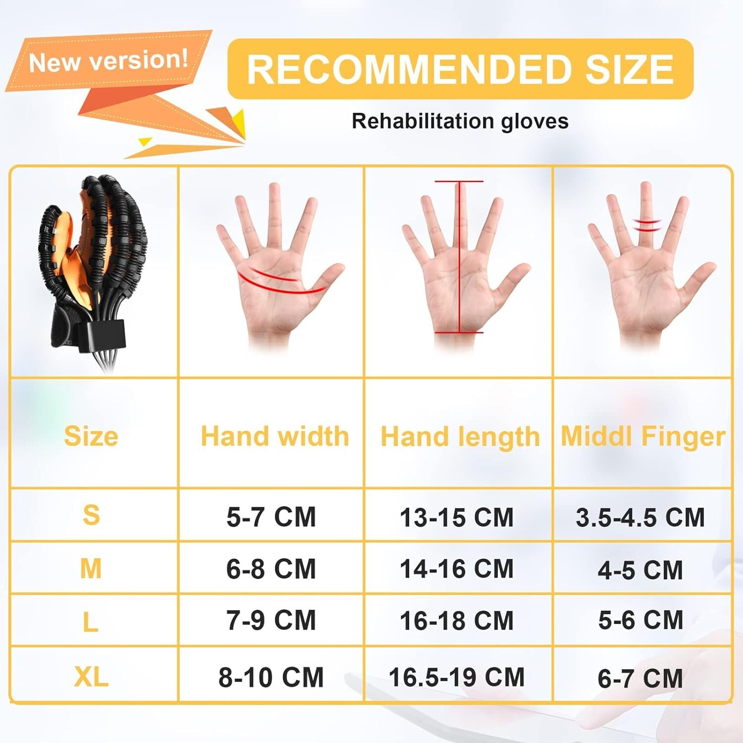 Mzu Rehabilitation Robot Gloves Hand Robotic Rehabilitation Device X Large Right