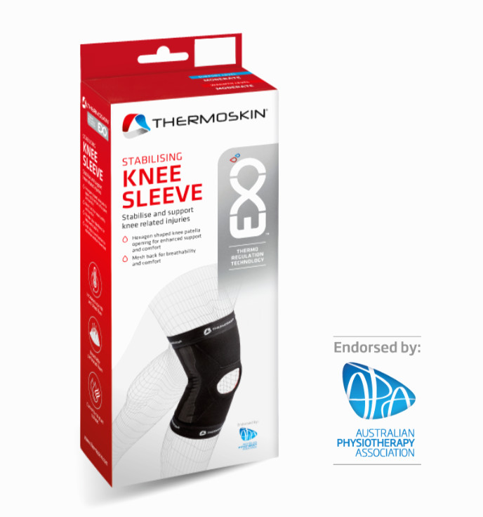 Thermoskin Exo Stabilising Knee Sleeve Medium 84110 for Knee Related Injuries