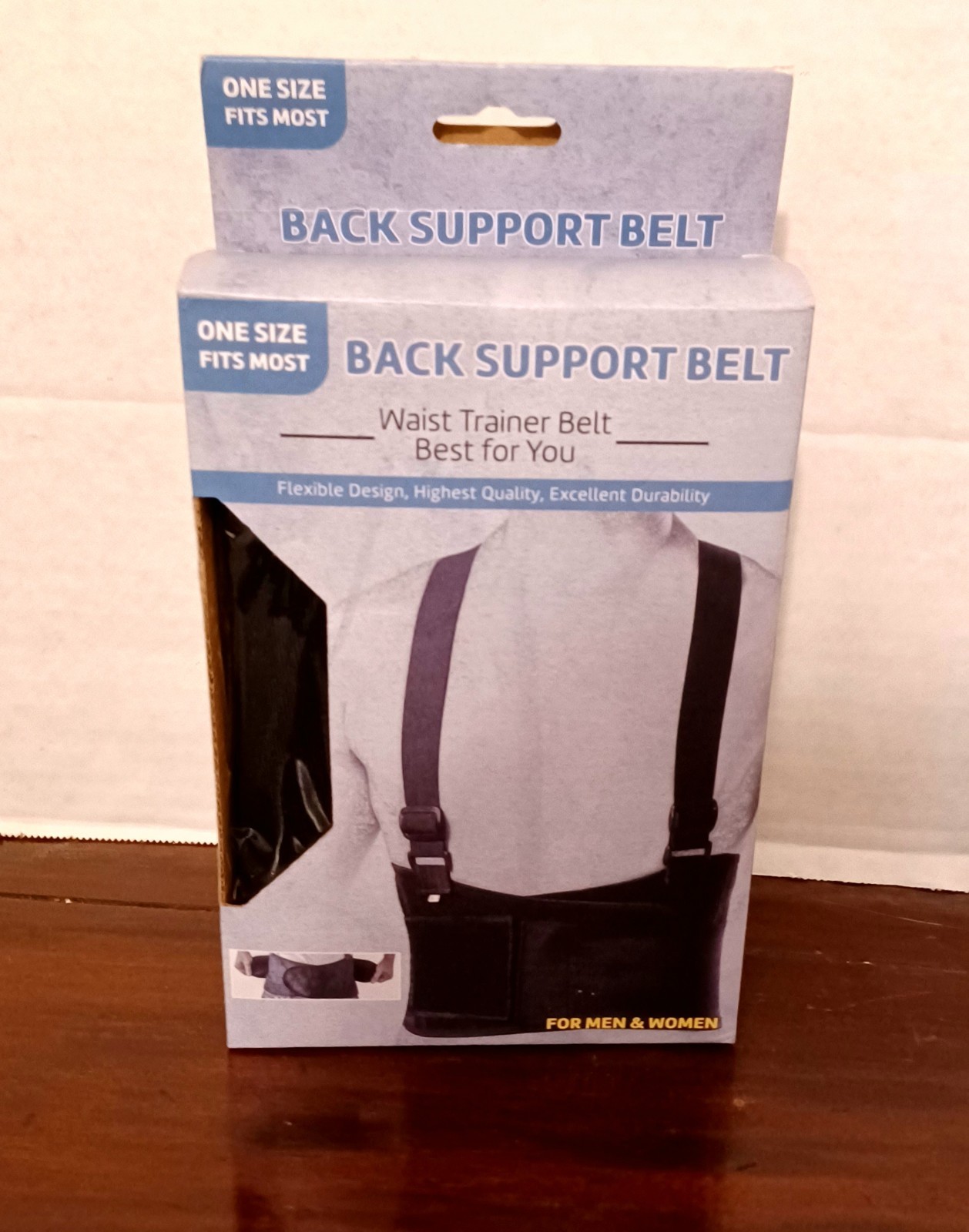 Curad Back Support Universal and Back Support Belt Waist Trainer