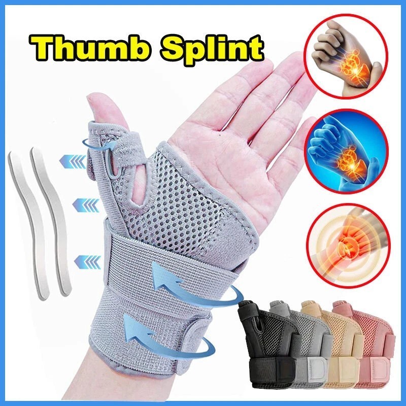 Wrist Thumb Stabilizer Brace, Hand Spica Splint with Reversible Strap Support